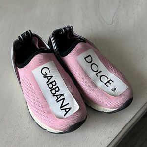 Pink dolce and Gabanna shoes for kids size 28